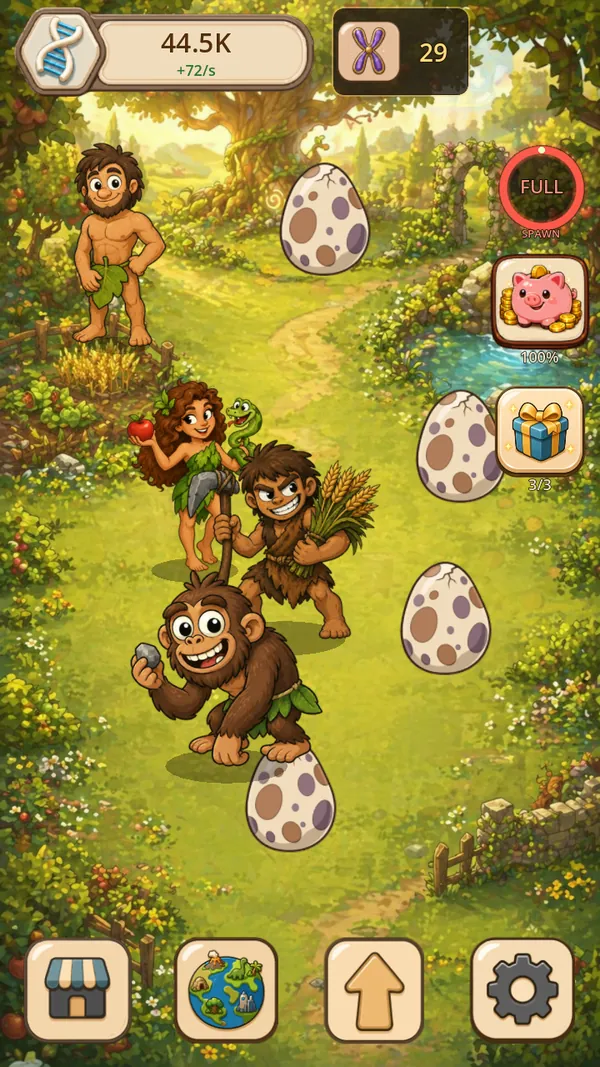 Probably Science: Evolution main game world